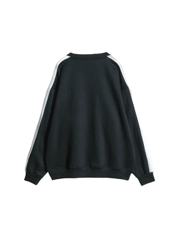 RED CAP GIRL Two-Tone Logo Sweatshirt