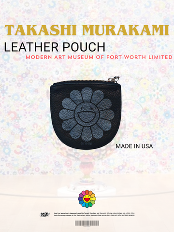 Takashi Murakami Leather Pouch (Modern Art museum of Fort Worth Limited)
