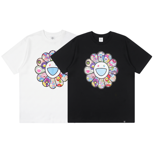 村上隆 Takashi Murakami Flowers in Pastel Colors T-Shirt