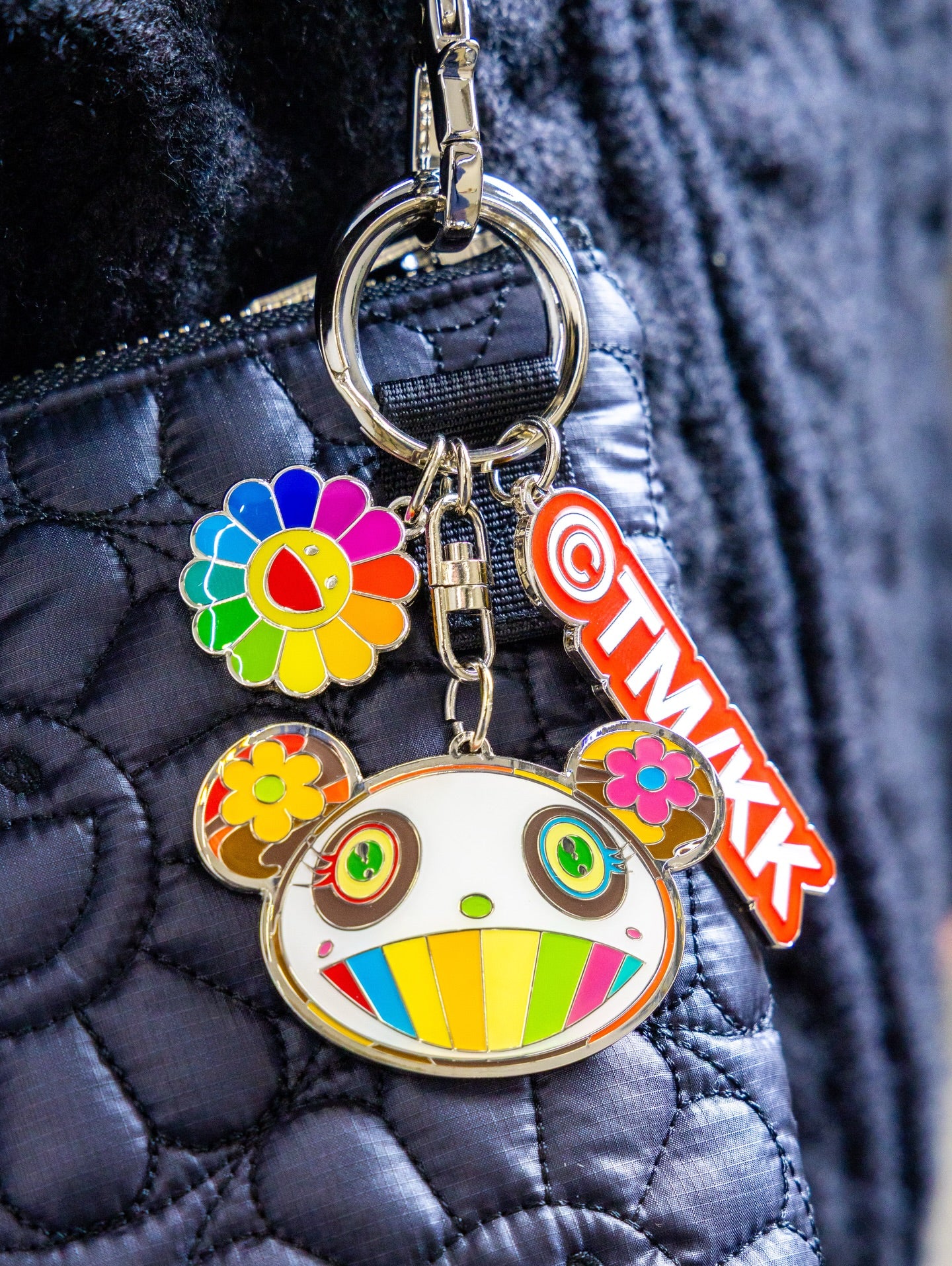 村上隆 Takashi Murakami Panda Metal Keyring