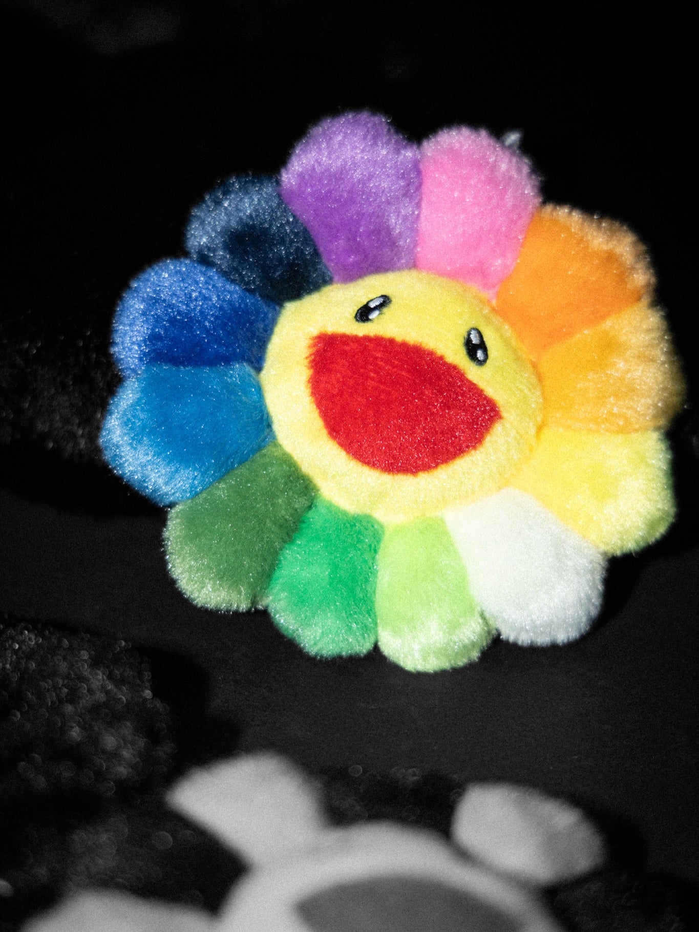 村上隆 Takashi Murakami Mascot Plush Keychain (Rainbow 12cm)