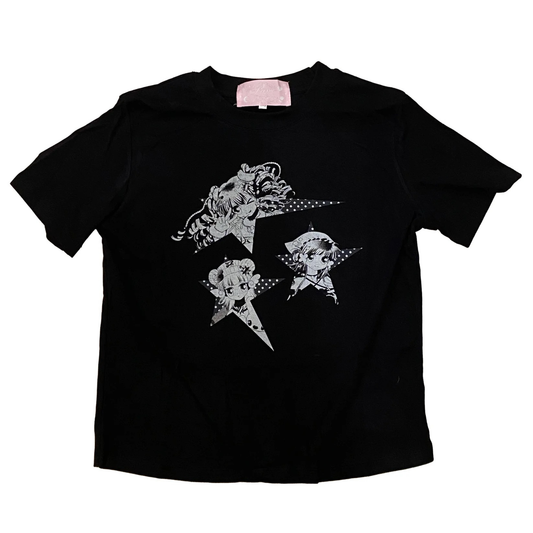 Prism x Taffy.Eyes Crop T-Shirt (3 Stars)