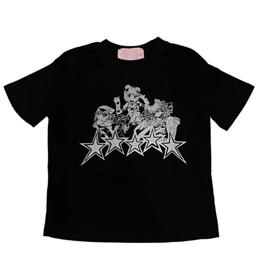 Prism x Taffy.Eyes Crop T-Shirt (5 Stars)