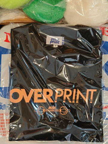 Over Print Pop Art Tee Ver:14 (Black)