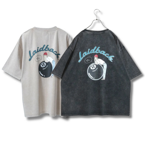 RED CAP GIRL Wasked T-shirt (Laidback)