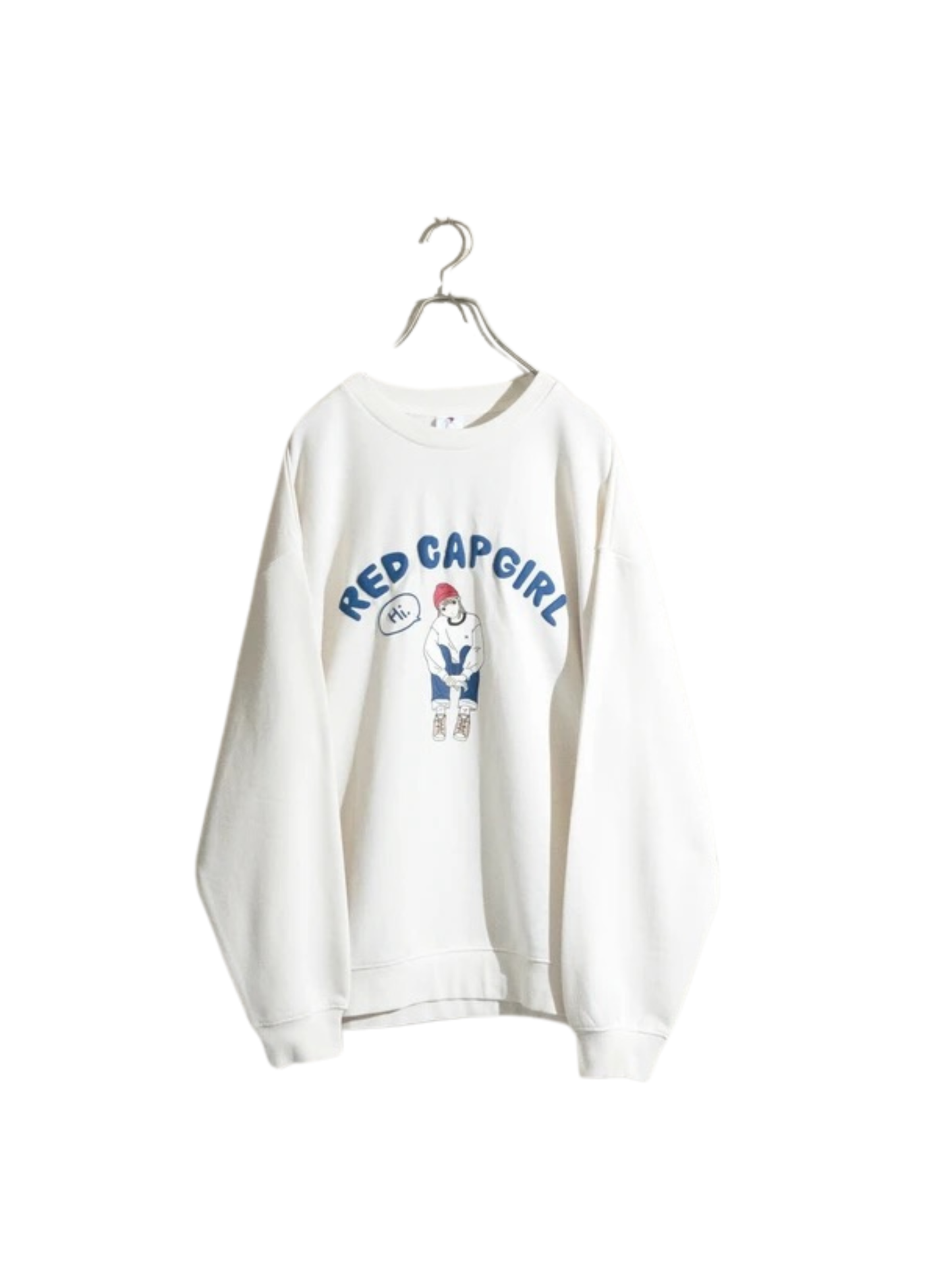 RED CAP GIRL Front Printed Sweatshirt