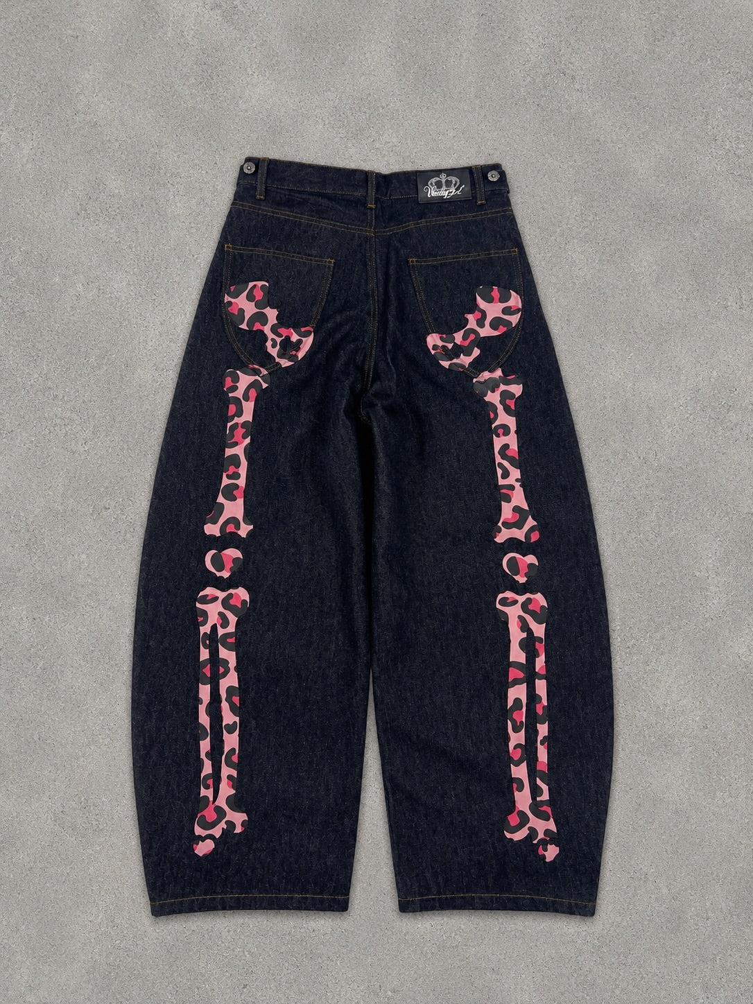(預訂) 9090Girl Bone Heart Denim Pants (7-14個工作天到貨)