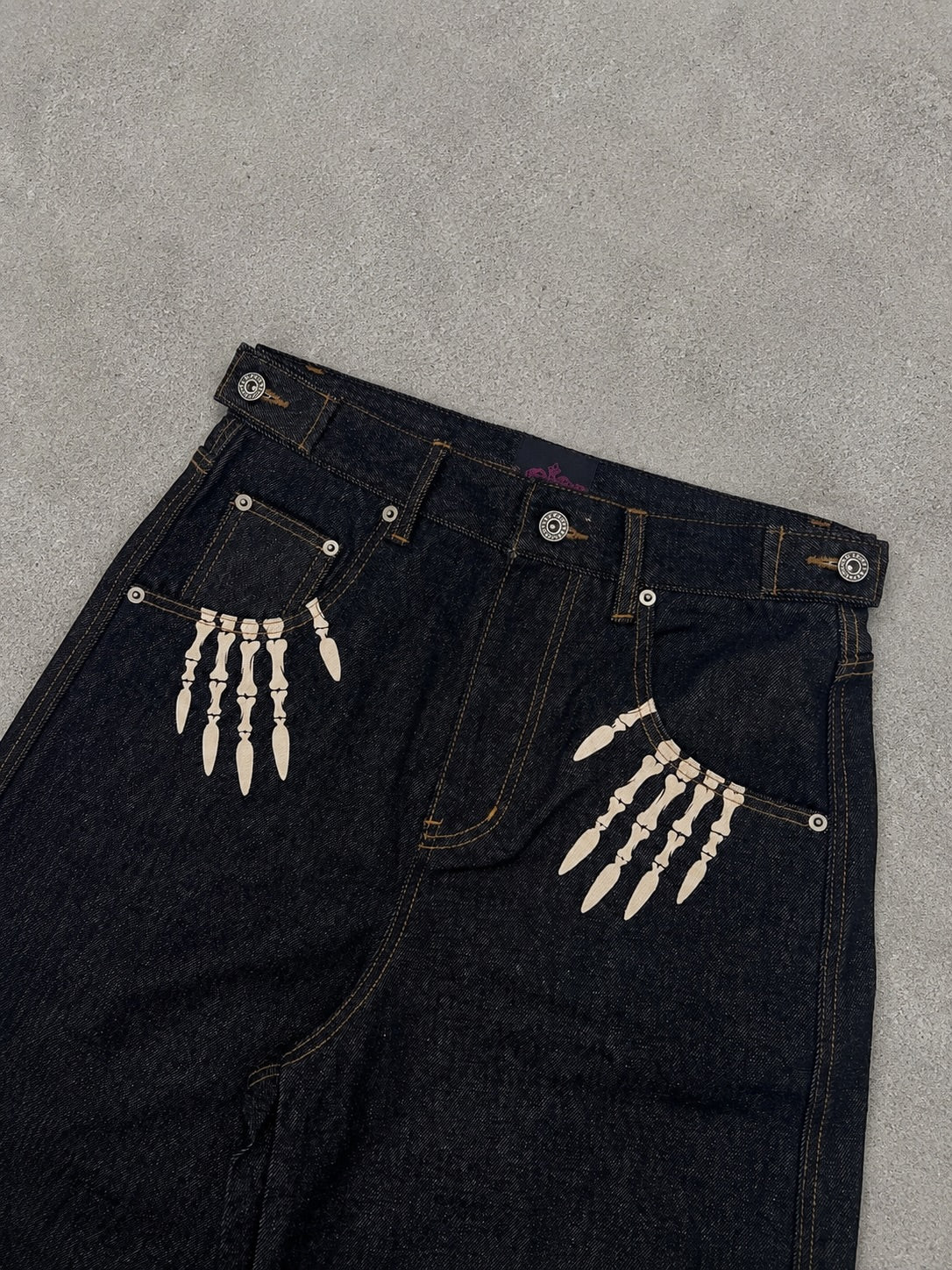 (預訂) 9090Girl Bone Heart Denim Pants (7-14個工作天到貨)