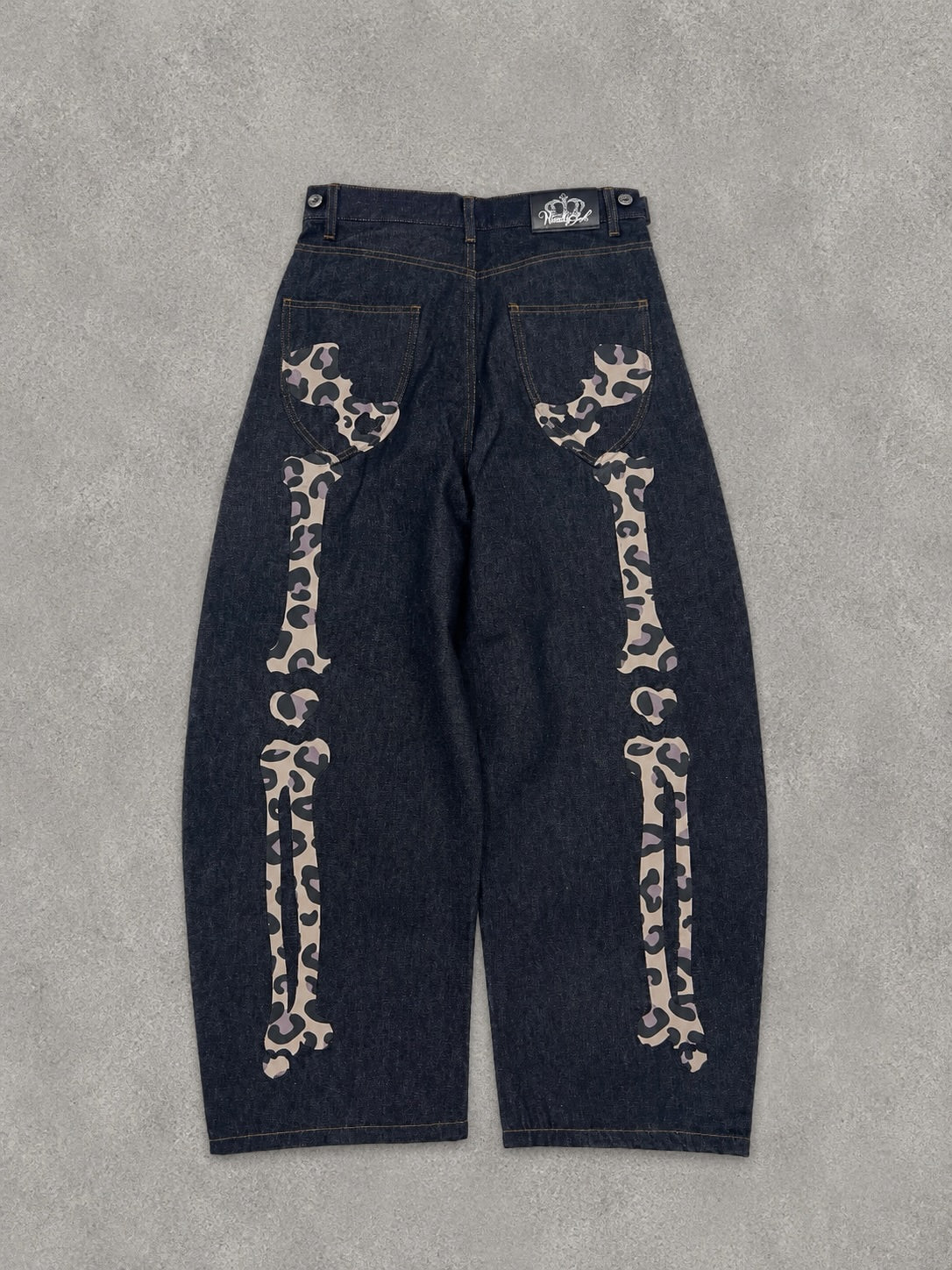 (預訂) 9090Girl Bone Heart Denim Pants (7-14個工作天到貨)