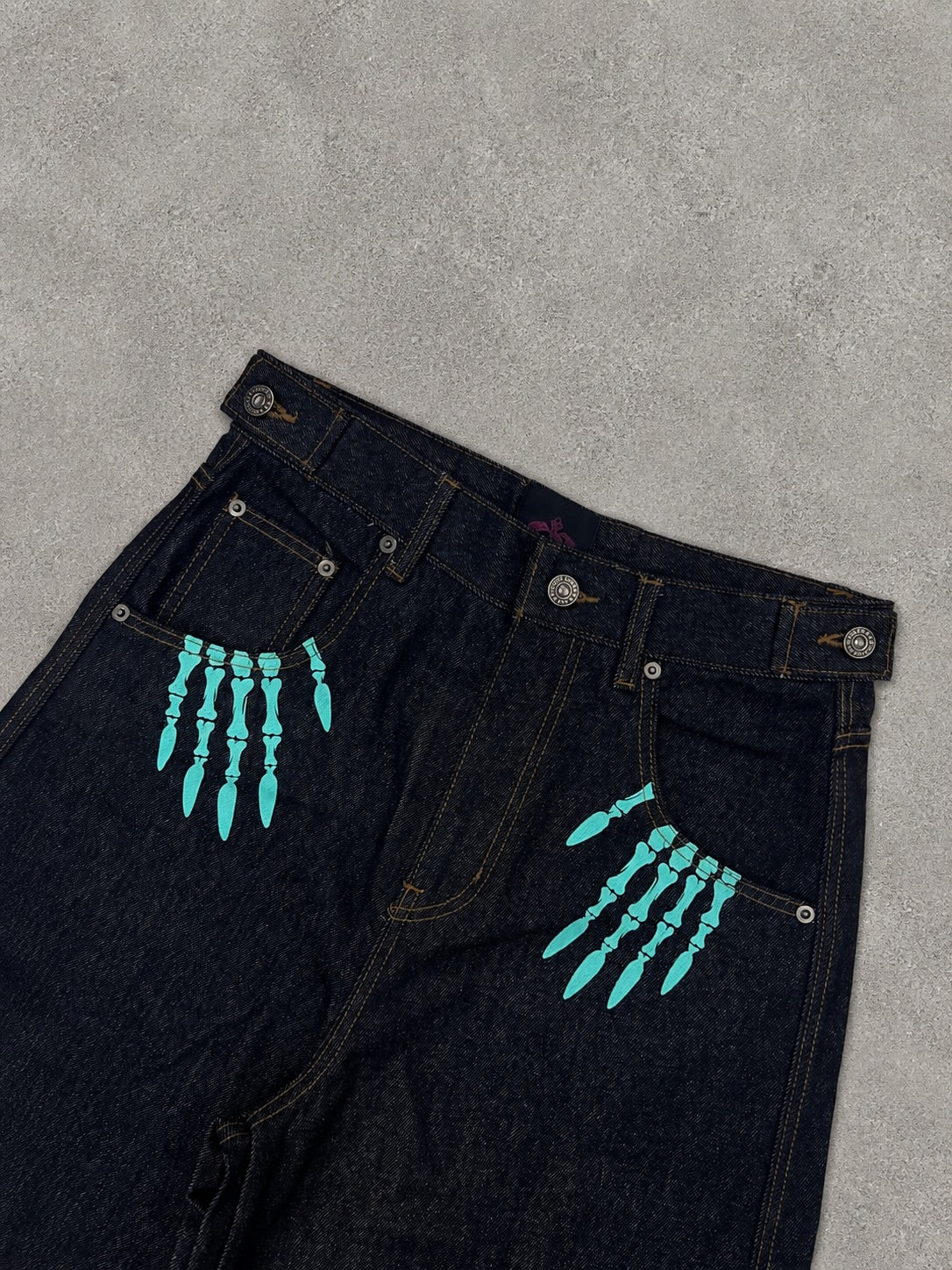 (預訂) 9090Girl Bone Heart Denim Pants (7-14個工作天到貨)