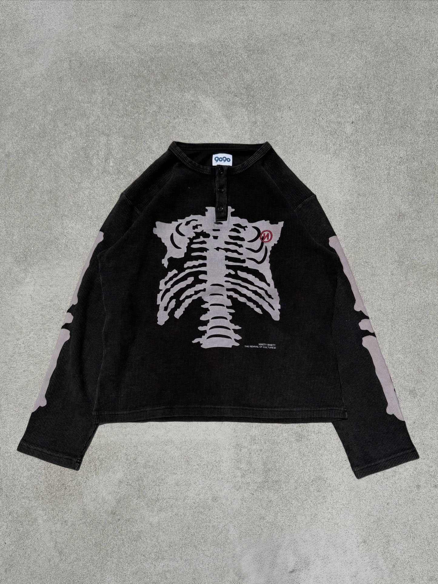 (預訂) 9090 Henry Neck Thermal L/S Tee (發售後7-14個工作天到貨)