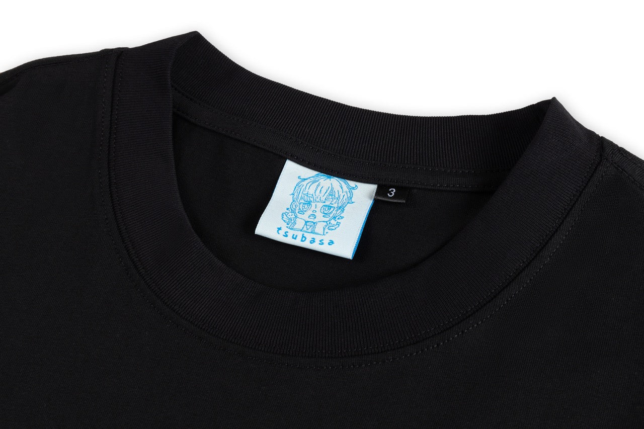 TSUBASA 25SS 猫と女の子 T-SHIRT