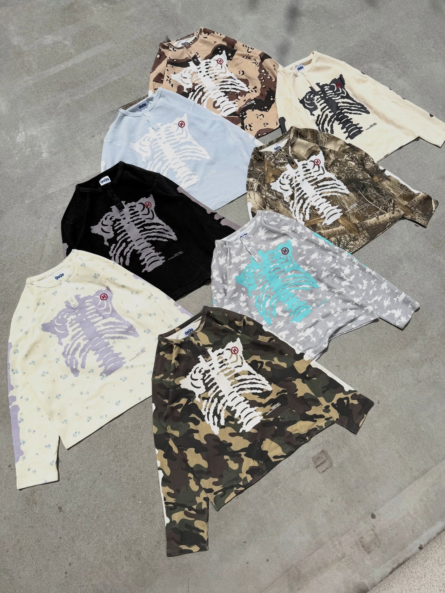 (預訂) 9090 Henry Neck Thermal L/S Tee (發售後7-14個工作天到貨)
