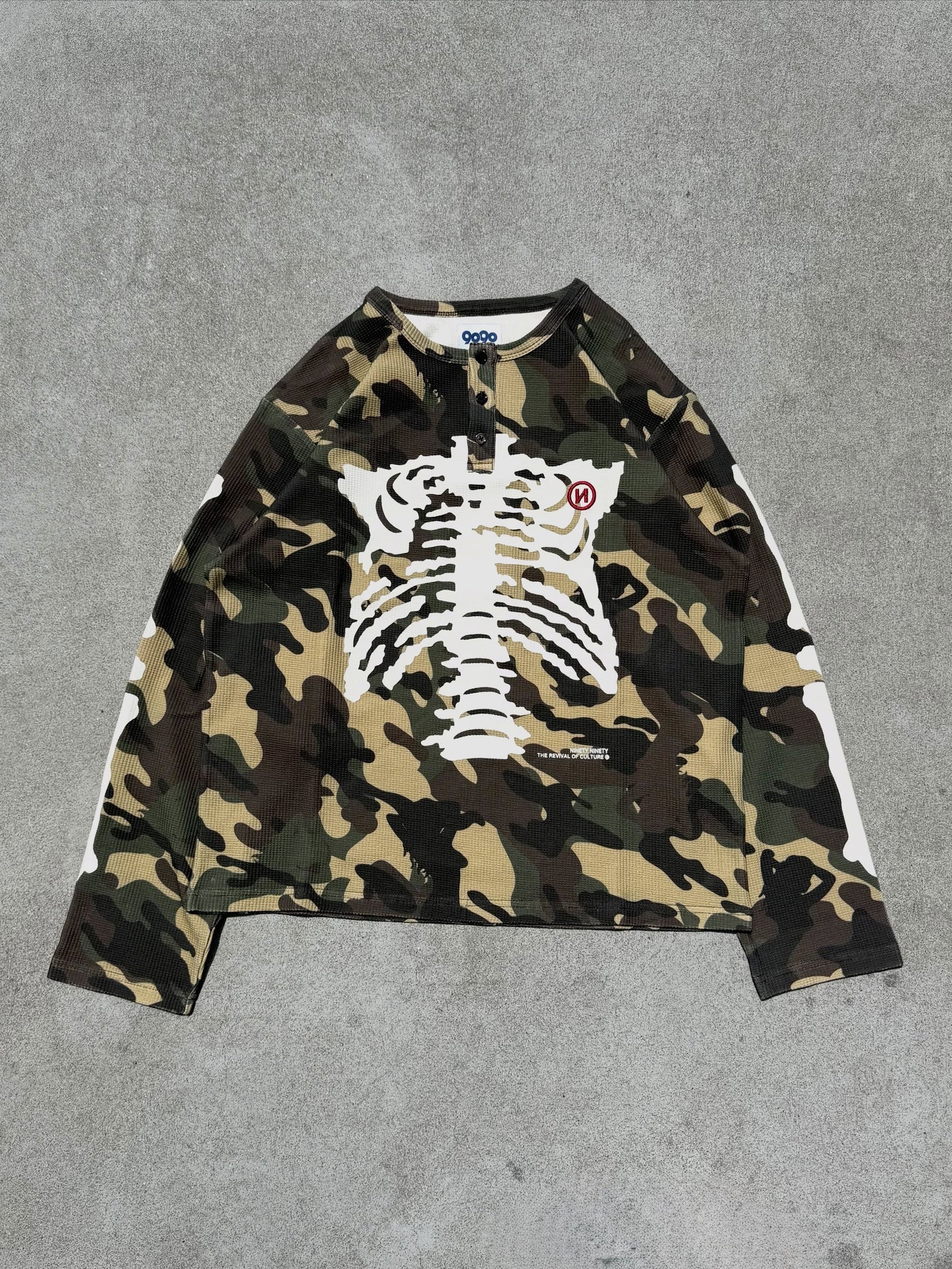 (預訂) 9090 Henry Neck Thermal L/S Tee (發售後7-14個工作天到貨)