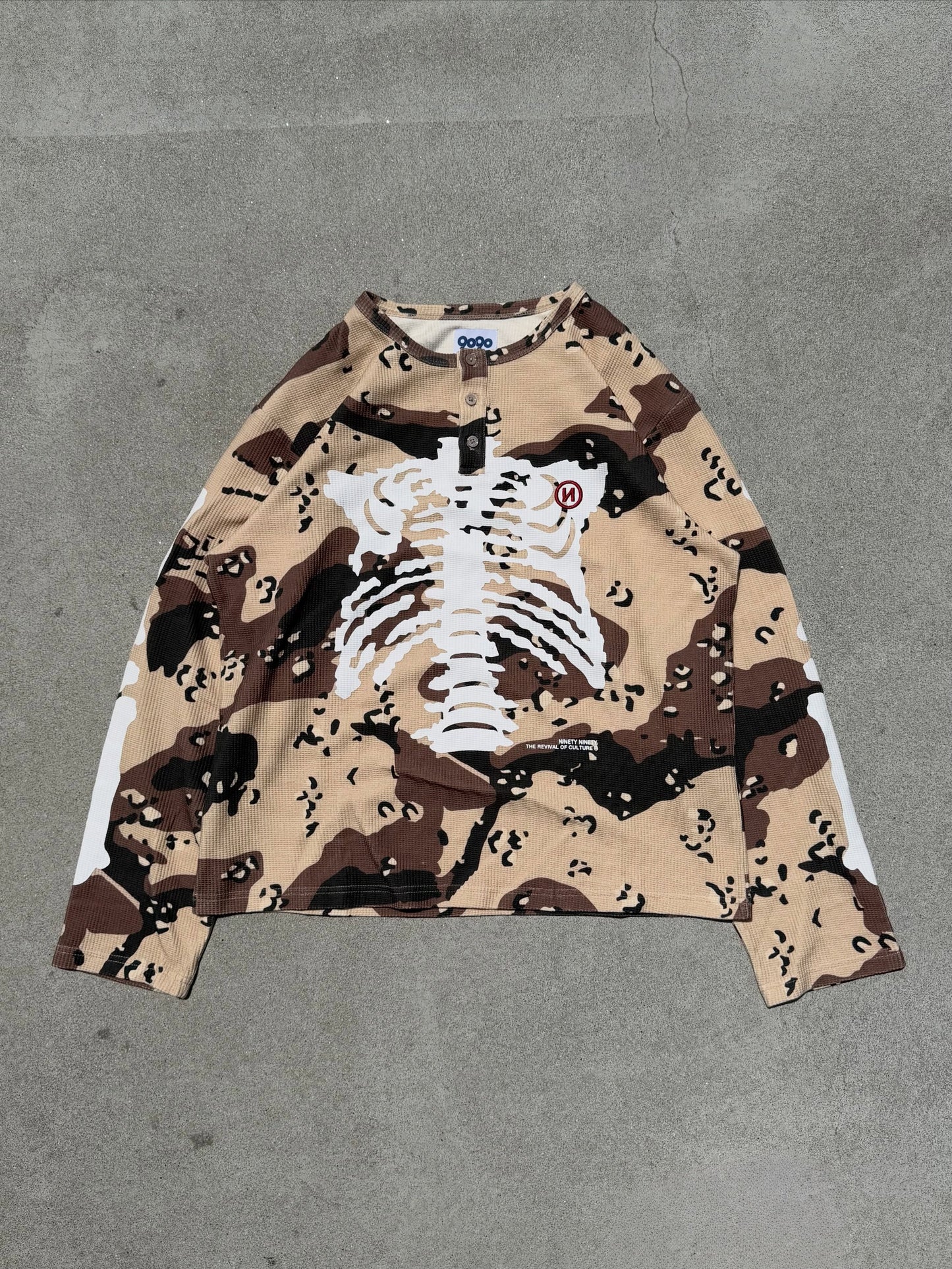 (預訂) 9090 Henry Neck Thermal L/S Tee (發售後7-14個工作天到貨)