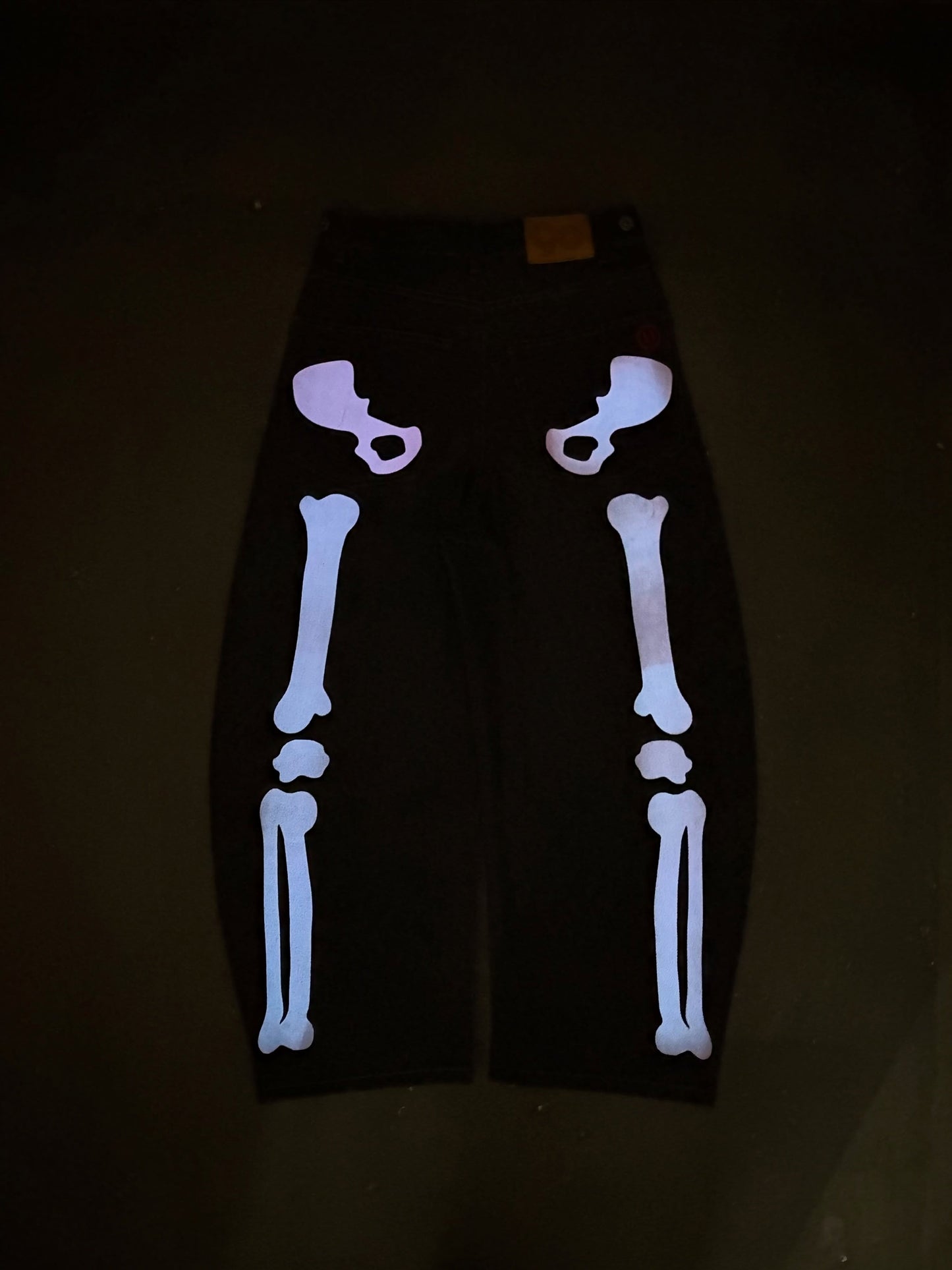 (預訂) 9090 Bone Hand Denim Pants 26FW *Glow in the dark (發售後7-14個工作天到貨）
