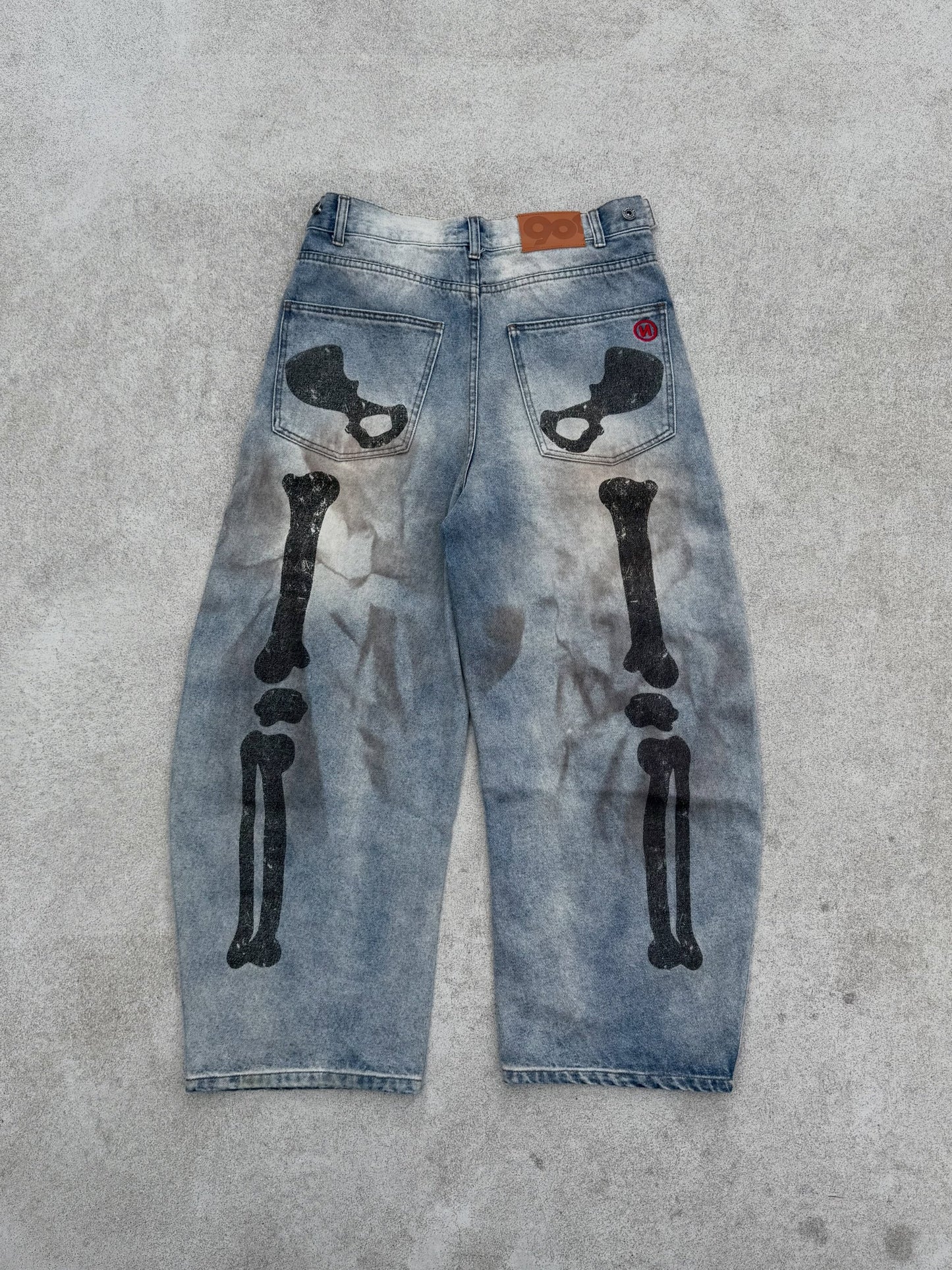 (預訂) 9090 Bone Hand Denim Pants 26FW (發售後7-14個工作天到貨）