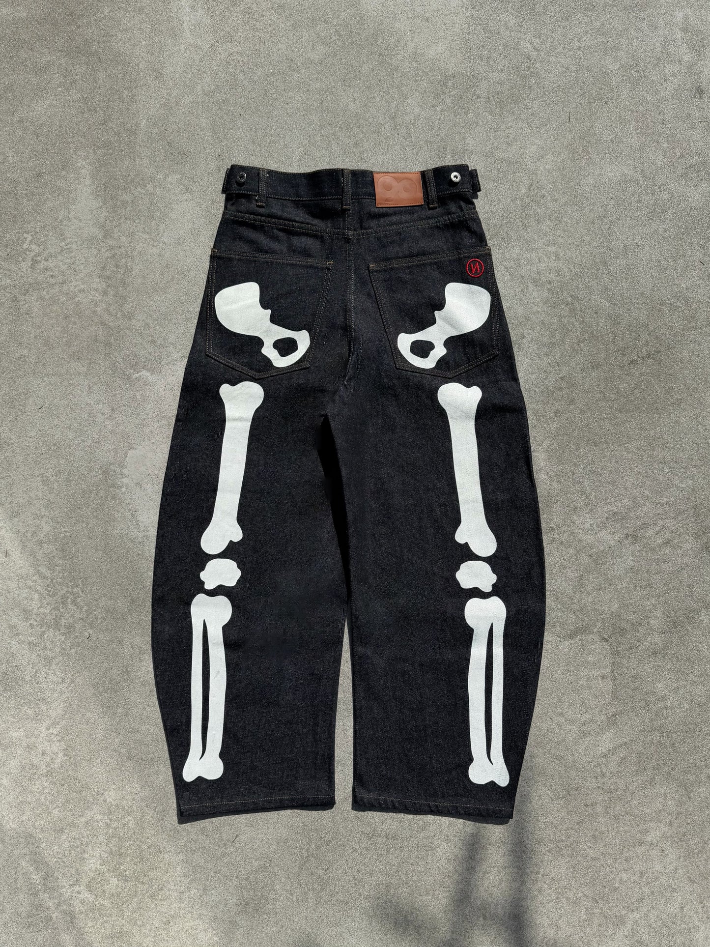 (預訂) 9090 Bone Hand Denim Pants 26FW *Glow in the dark (發售後7-14個工作天到貨）