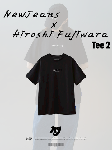 NewJeans x Hiroshi Fujiwara Tee 2 (Black)