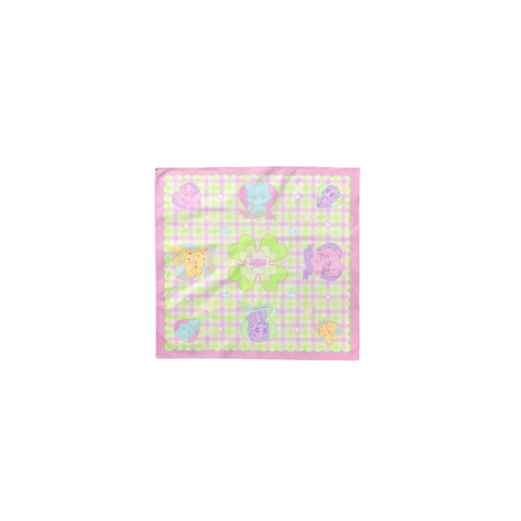 PRISM v3 Square Scarf (Pink & Green)