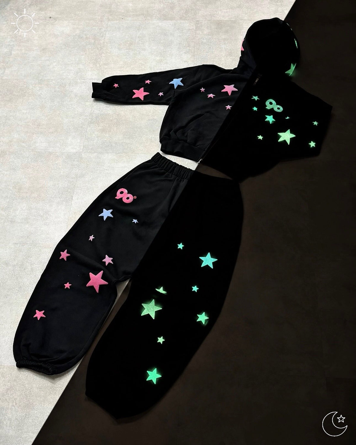 (預訂) 9090 90 Grow Star Allover Series *Glow in the dark (發售後7-14個工作天內到貨) ❌18/9 19:00截單