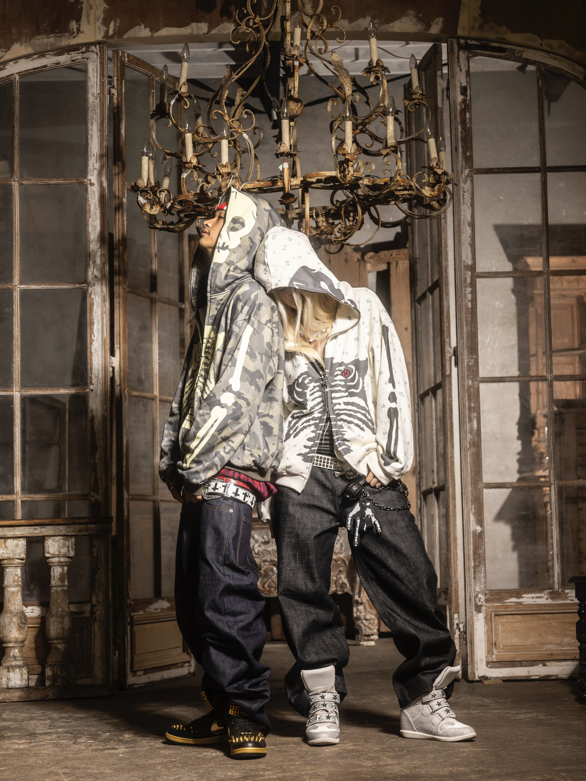 (預訂) 9090 Glow Bone Full Zip Hoodie (發售後7-14個工作天到貨)