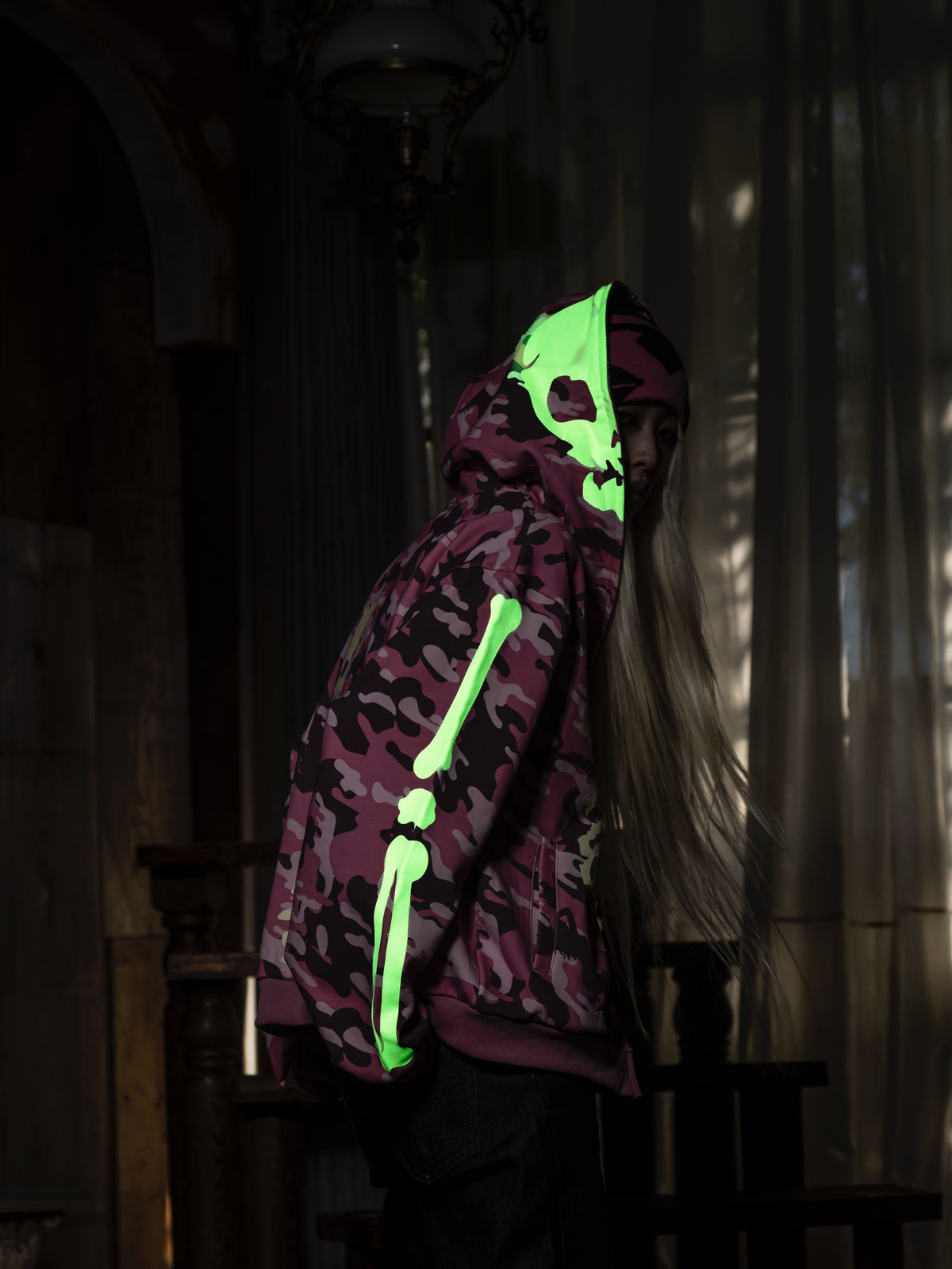 (預訂) 9090 Glow Bone Full Zip Hoodie (發售後7-14個工作天到貨)