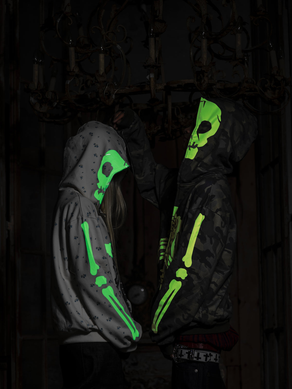 (預訂) 9090 Glow Bone Full Zip Hoodie (發售後7-14個工作天到貨)