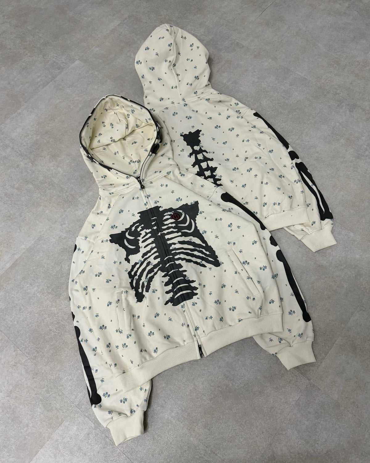 (預訂) 9090 Glow Bone Full Zip Hoodie (發售後7-14個工作天到貨)