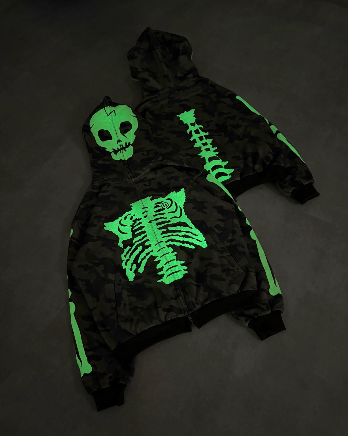 (預訂) 9090 Glow Bone Full Zip Hoodie (發售後7-14個工作天到貨)