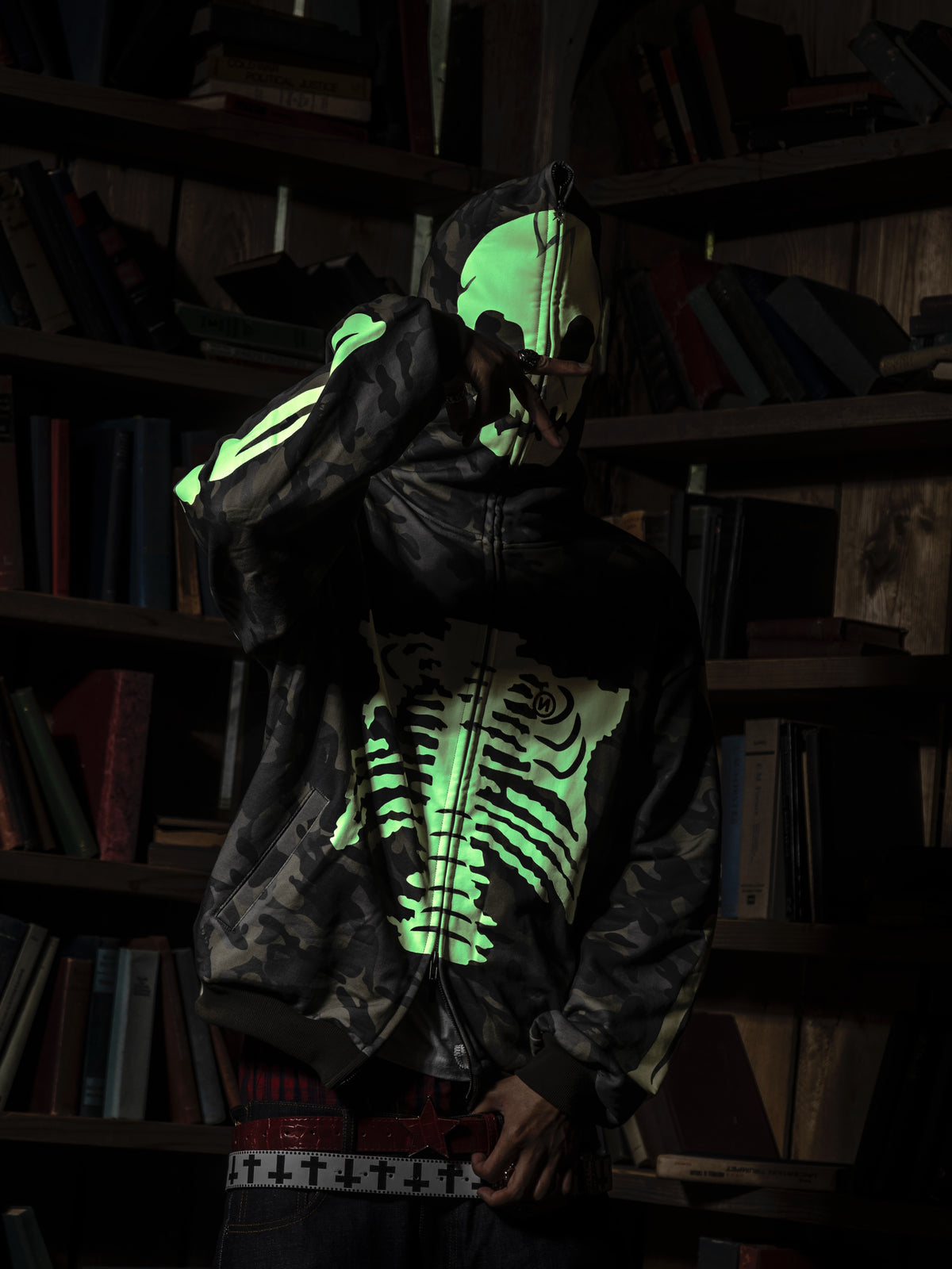 (預訂) 9090 Glow Bone Full Zip Hoodie (發售後7-14個工作天到貨)
