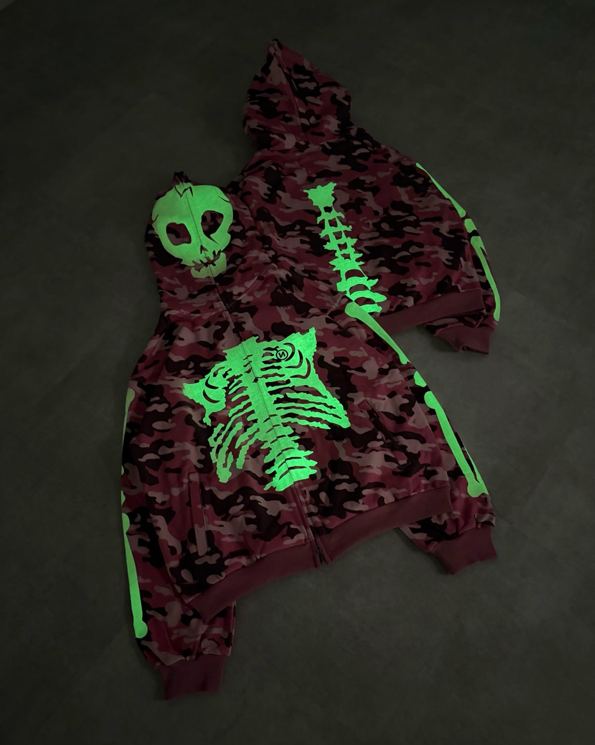 (預訂) 9090 Glow Bone Full Zip Hoodie (發售後7-14個工作天到貨)
