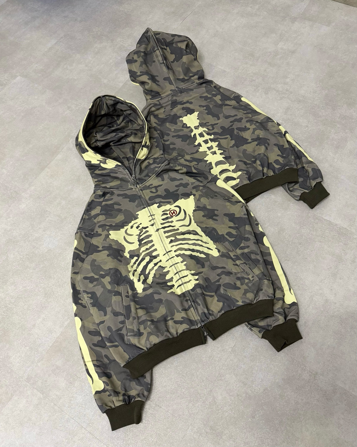 (預訂) 9090 Glow Bone Full Zip Hoodie (發售後7-14個工作天到貨)