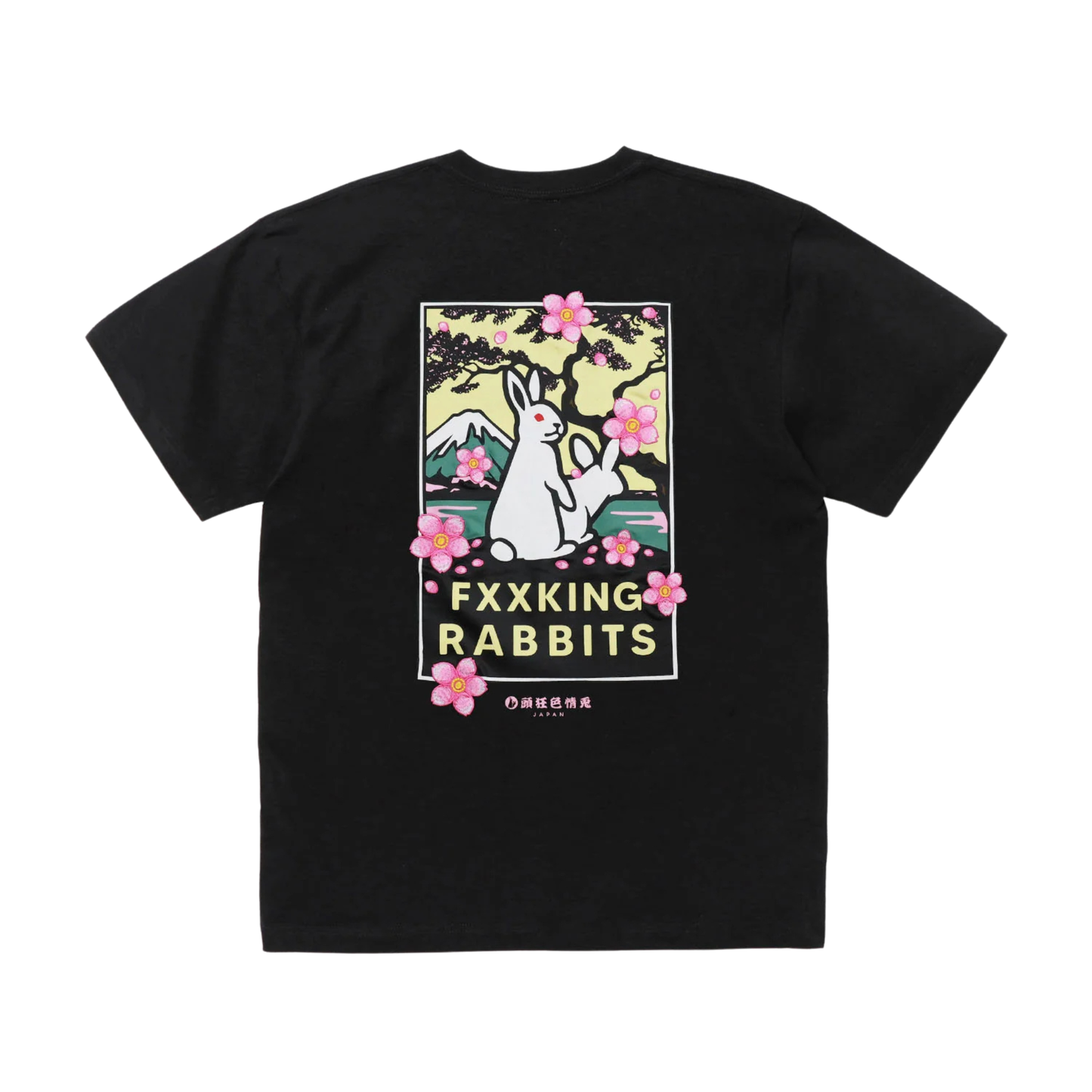 (預訂) FR2 Embroidery Sakura Rabbits T-shirt (約7-14個工作天到貨)