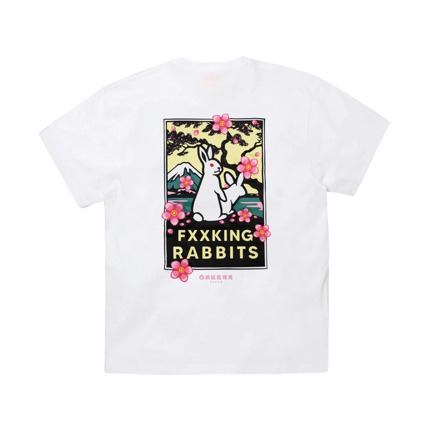 (預訂) FR2 Embroidery Sakura Rabbits T-shirt (約7-14個工作天到貨)