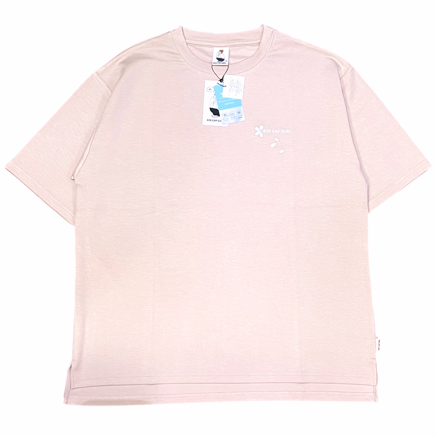 RED CAP GIRL Sakura Black Cat Cool Touch T-Shirt