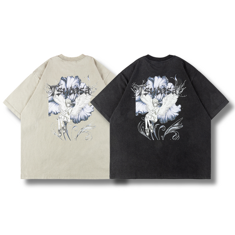 Tsubasa WASHED TRAINEE ANGEL T-SHIRT (Miu)