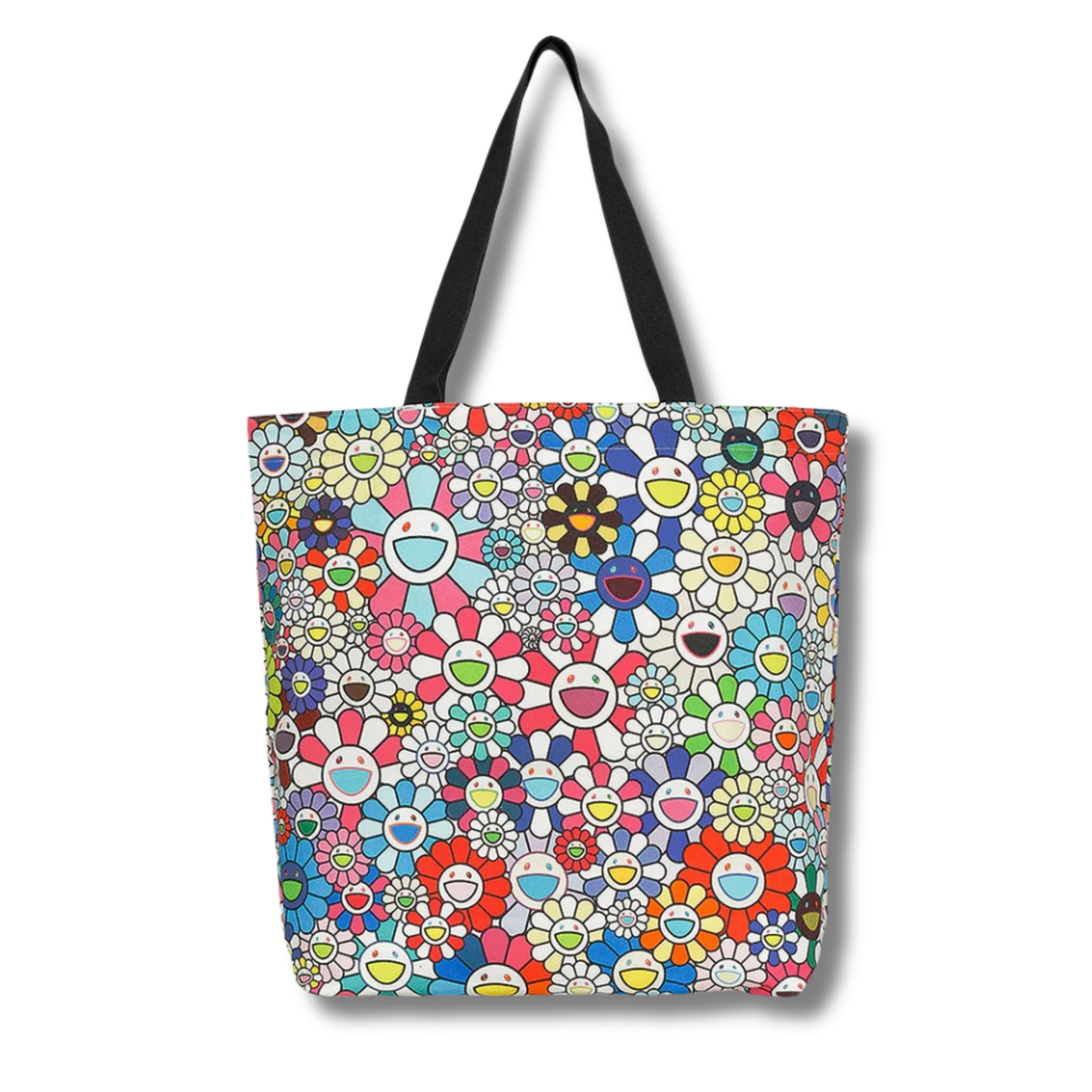 村上隆 Takashi Murakami Multi-color Flower Tote Bag