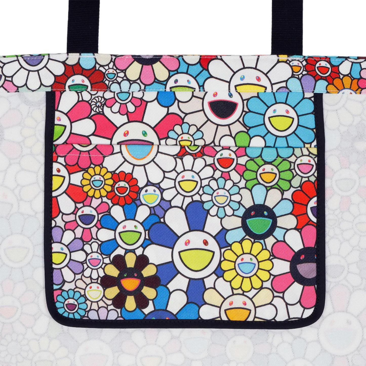 村上隆 Takashi Murakami Multi-color Flower Tote Bag