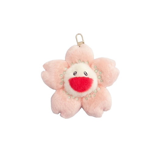 Takashi Murakami Cherry Blossom Plush Mascot Keychain