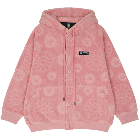 (預訂) Takashi Murakami Flower Jacquard Pile Jacket (Pink) (預計2月尾到貨)