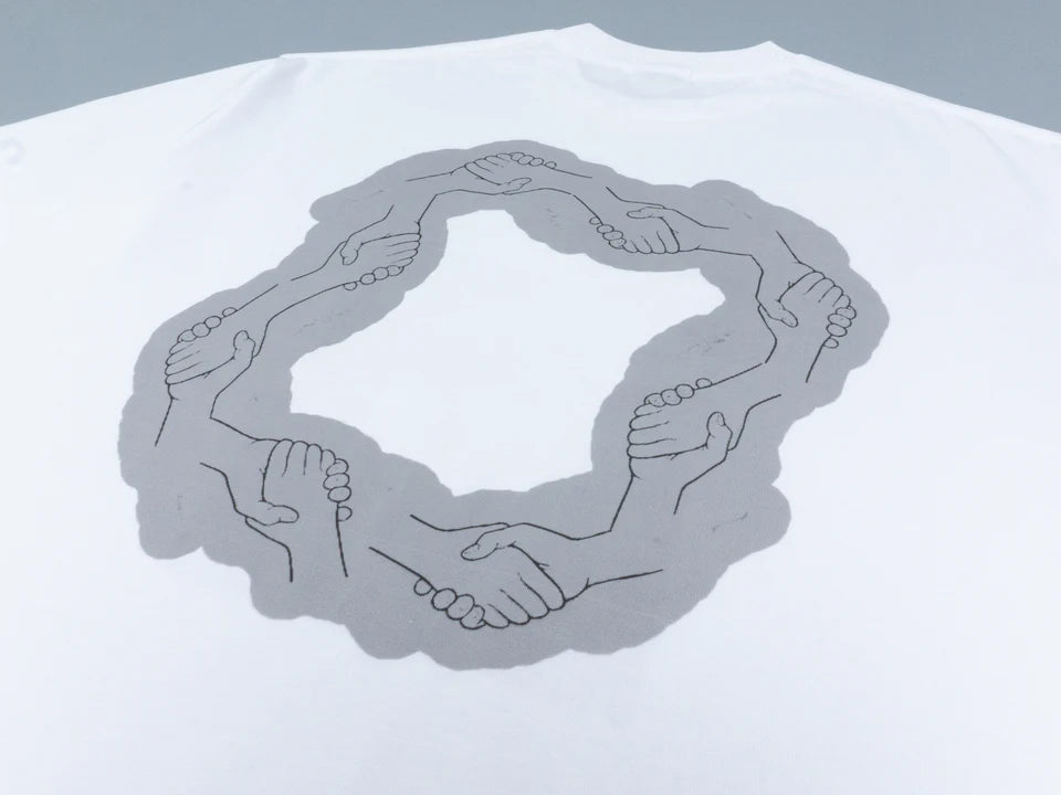 Abstract Fudge Circle Tee (White)