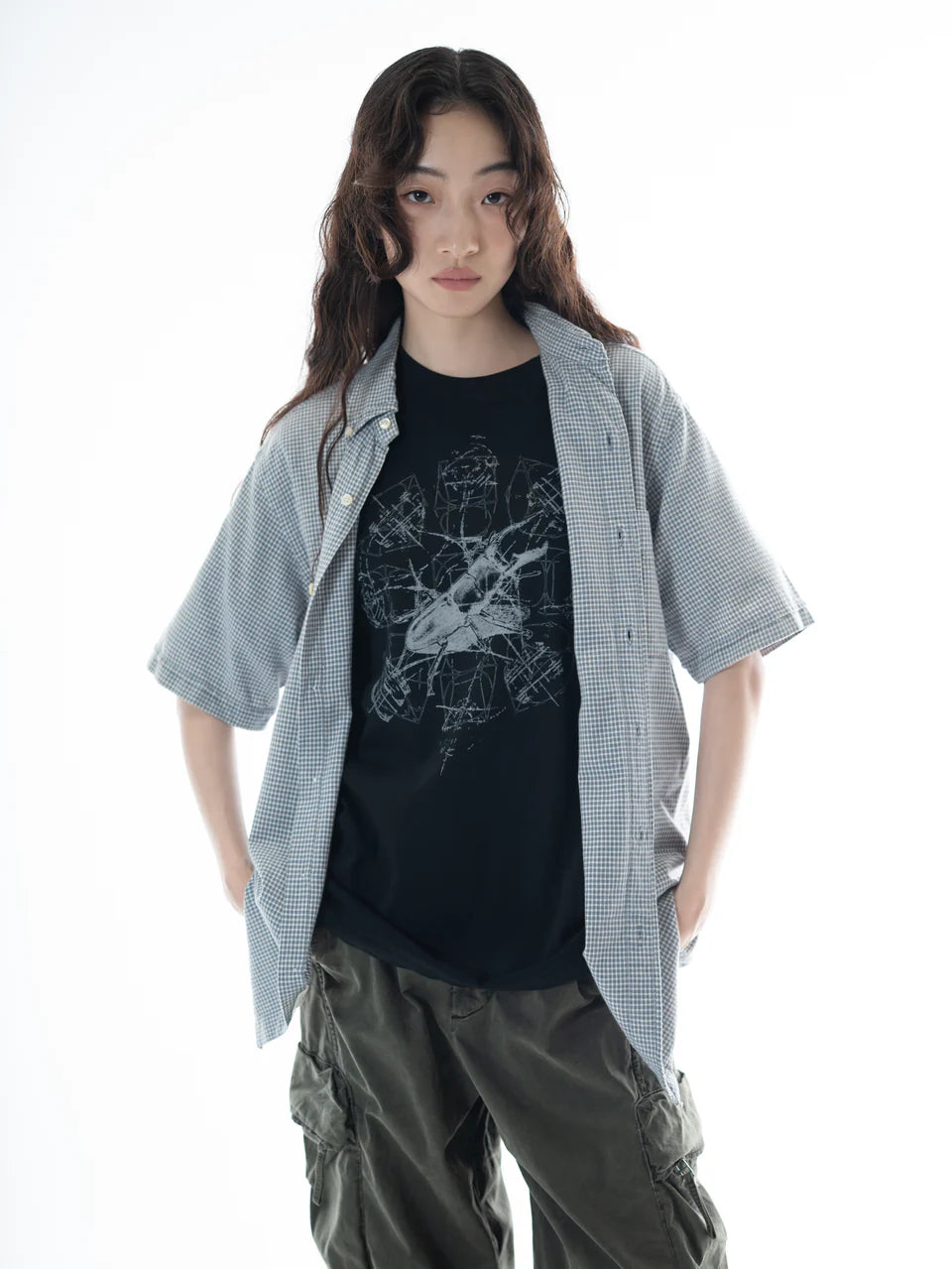 Abstract Fudge Beetle Tee (Black)
