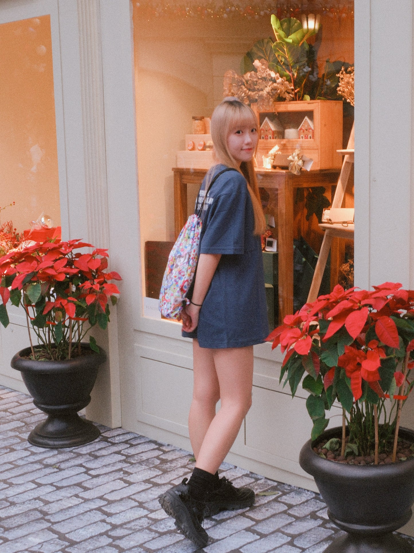 NewJeans x Murakami T-shirt (Navy)