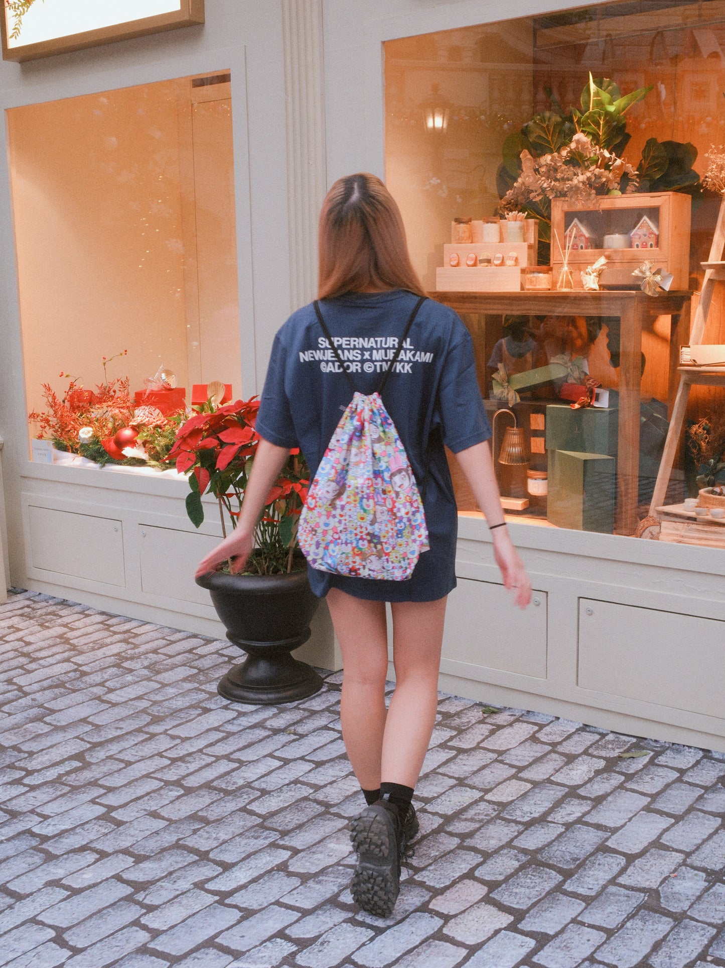 NewJeans x Murakami T-shirt (Navy)