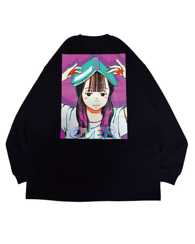 Over print Pop Art Heavy LS Tee Ver:10 *AURORA REFLECTOR