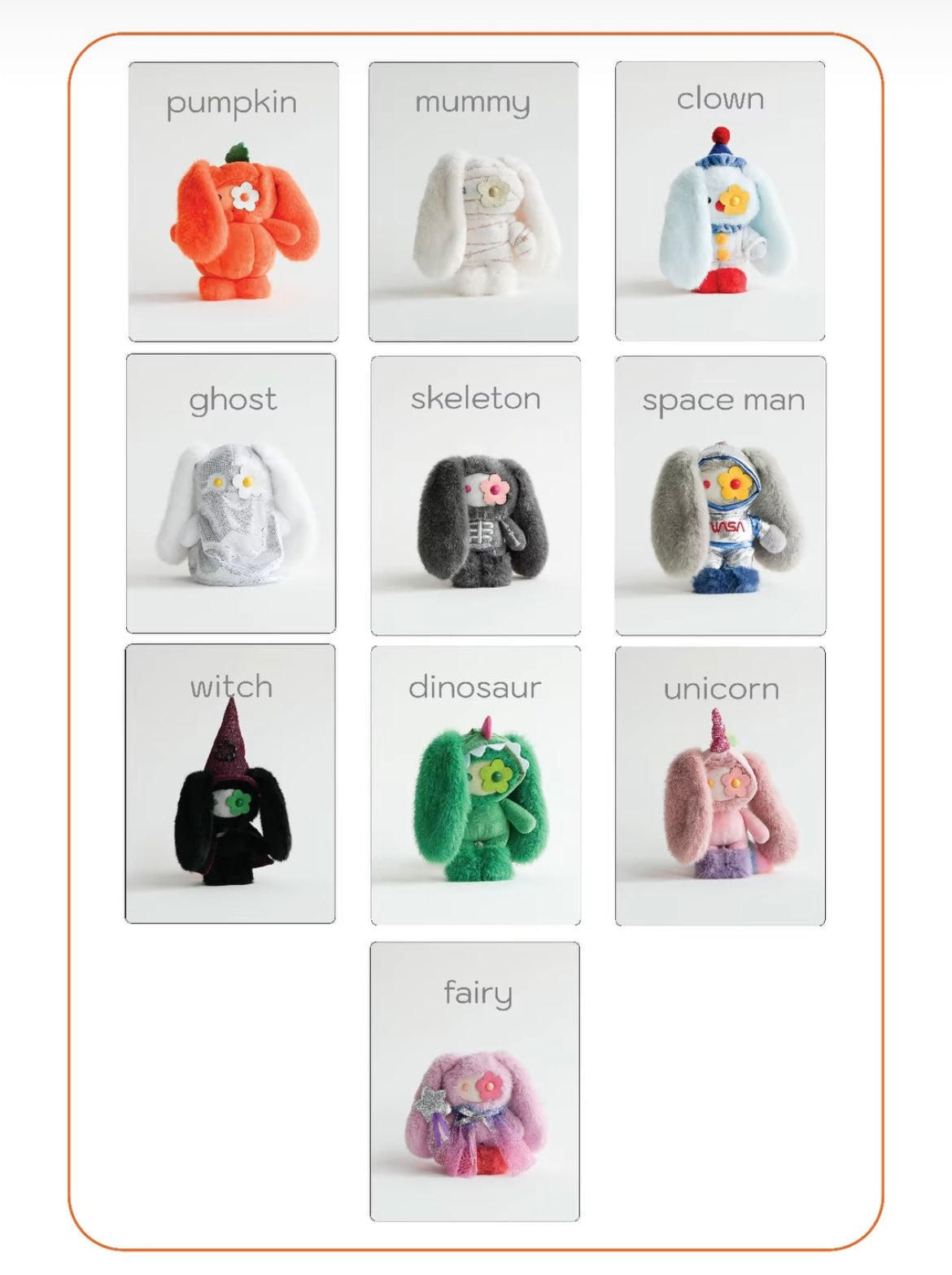 (預訂) Halloween JUJU Keychain Blind Box (預計10月中至10月尾到貨）