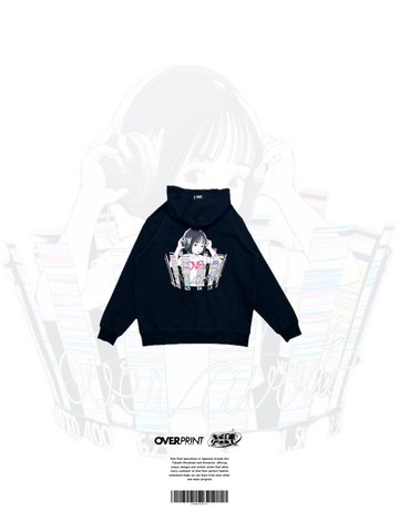 Over Print Head Phone Hoodie