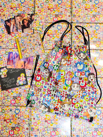 Newjeans x Murakami Drawstring Bag