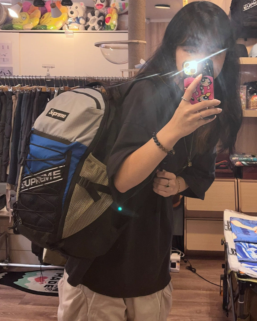 Supreme backpack girl on sale